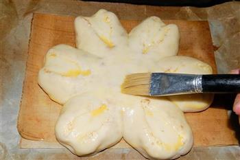 乳酪花环面包的做法步骤11