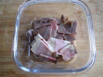 腊肉豆角焖饭的做法步骤2