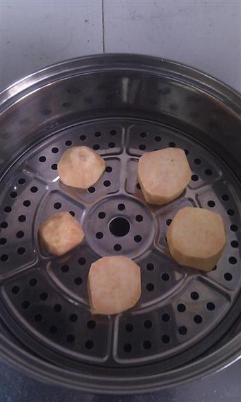 红薯煎饼的做法步骤2