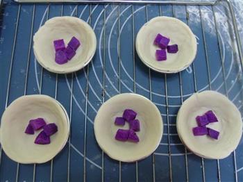 紫山药蛋挞的做法图解8