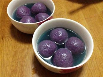紫薯汤圆的做法步骤11