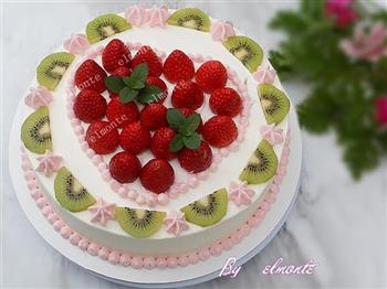 草莓生日蛋糕的做法步骤8