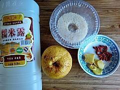 米酒姜梨汁的做法步骤1