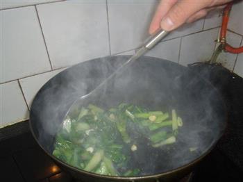 清炒油菜苔的做法步骤6