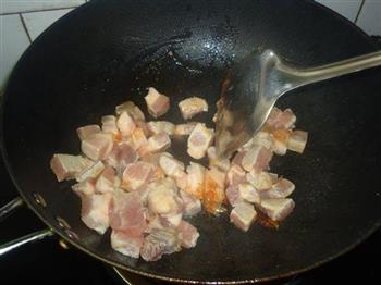 松茸烧肉的做法步骤6