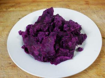 紫薯松糕的做法步骤3