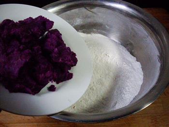 紫薯松糕的做法图解4