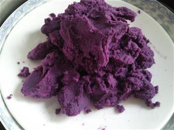 南瓜紫薯汤圆的做法步骤2