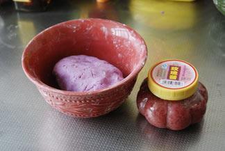 紫薯玫瑰汤圆的做法步骤1
