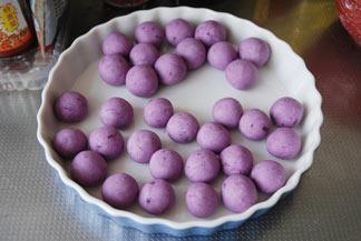 紫薯玫瑰汤圆的做法图解7