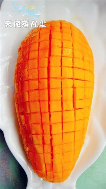 橙汁玉米木瓜的做法图解4
