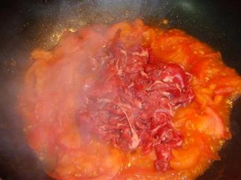 西红柿炒牛肉片的做法图解5