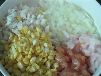 鸡肉玉米饺子的做法步骤2