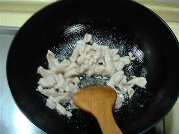 香菇肉片烧白菜的做法步骤4