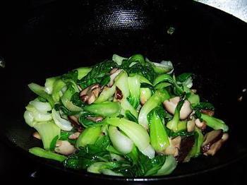 香菇油菜的做法步骤8