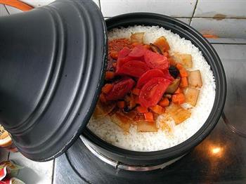 塔吉锅蔬菜焖饭的做法步骤10