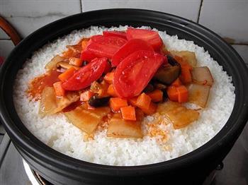 塔吉锅蔬菜焖饭的做法步骤9