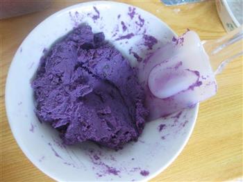 紫薯蜜豆吐司的做法步骤1