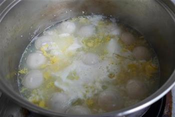 蛋花汤圆甜酒羹的做法步骤5