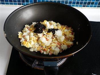 榄菜火腿蛋炒饭的做法步骤7