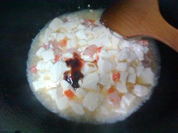 蛋浇虾仁豆腐的做法步骤6