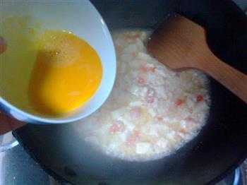 蛋浇虾仁豆腐的做法步骤7