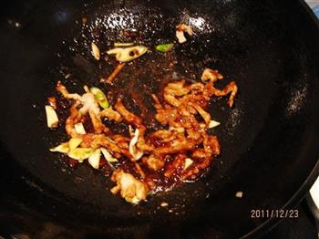 黄豆酱炒海带白菜的做法图解5
