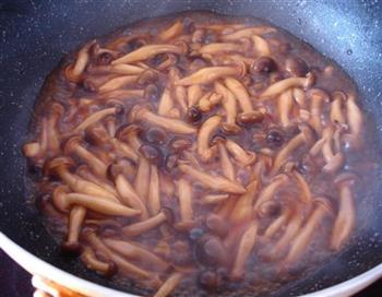 蟹味菇扒油菜的做法步骤10