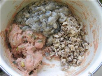 双菇海蛎子锅贴的做法步骤8