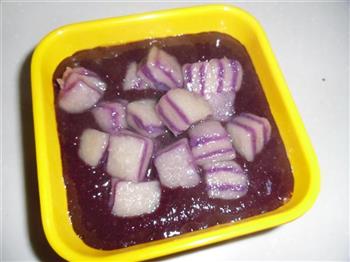 紫薯夹心芋圆的做法步骤13