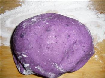 紫薯夹心芋圆的做法步骤2