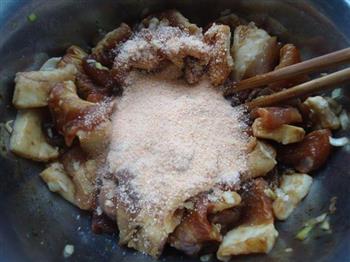 芋儿米粉蒸肉的做法步骤7