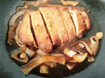 日式猪排盖饭的做法步骤6