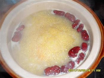 红枣红薯小米粥的做法步骤6