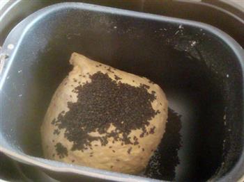 黑芝麻面包的做法步骤4