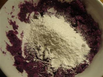 香煎紫薯糯米饼的做法步骤6