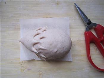 小刺猬豆沙包的做法步骤11