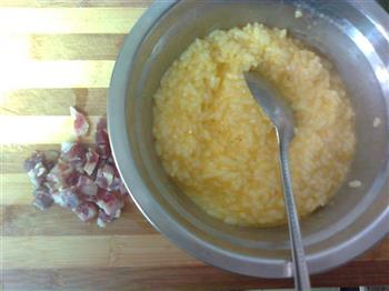 青菜蛋炒饭的做法步骤2