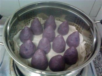 紫薯杂粮窝头的做法图解5