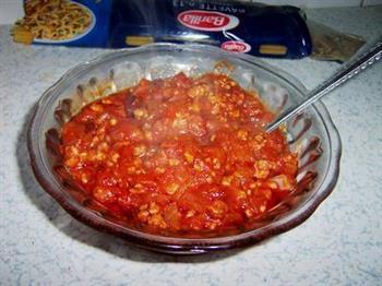番茄肉末意大利面的做法步骤12