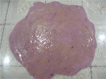 香葱芝麻紫薯饼的做法步骤4