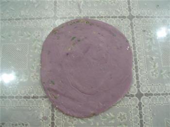 香葱芝麻紫薯饼的做法步骤7