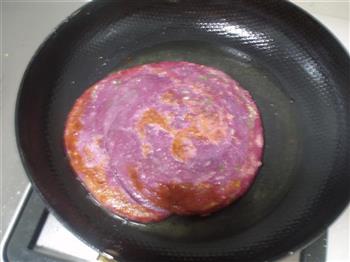 香葱芝麻紫薯饼的做法步骤8