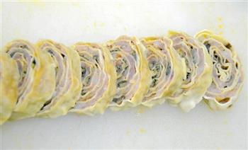 香椿猪肉豆皮卷的做法图解9