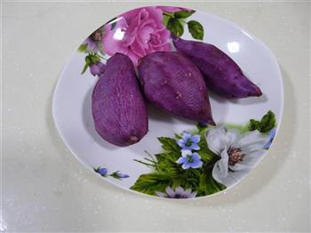 紫薯蒸饺的做法图解1
