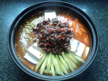 牛肉豆腐蔬菜煲的做法步骤11