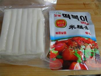 韩国炒米条的做法步骤1