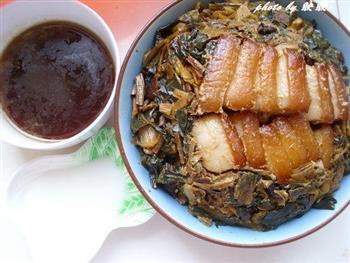 茶树菇梅菜扣肉的做法步骤14