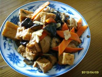 香菇烧豆腐的做法步骤10