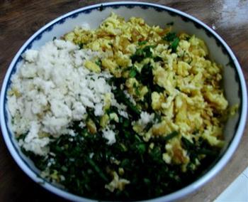 小蒜鸡蛋馍花素饺子的做法步骤5